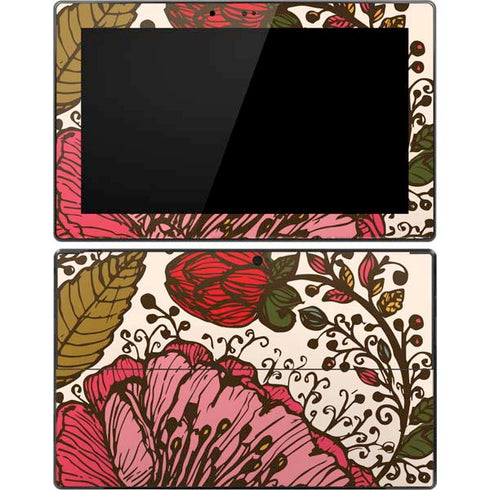 Rose Bud Floral Surface Pro Tablet Skin